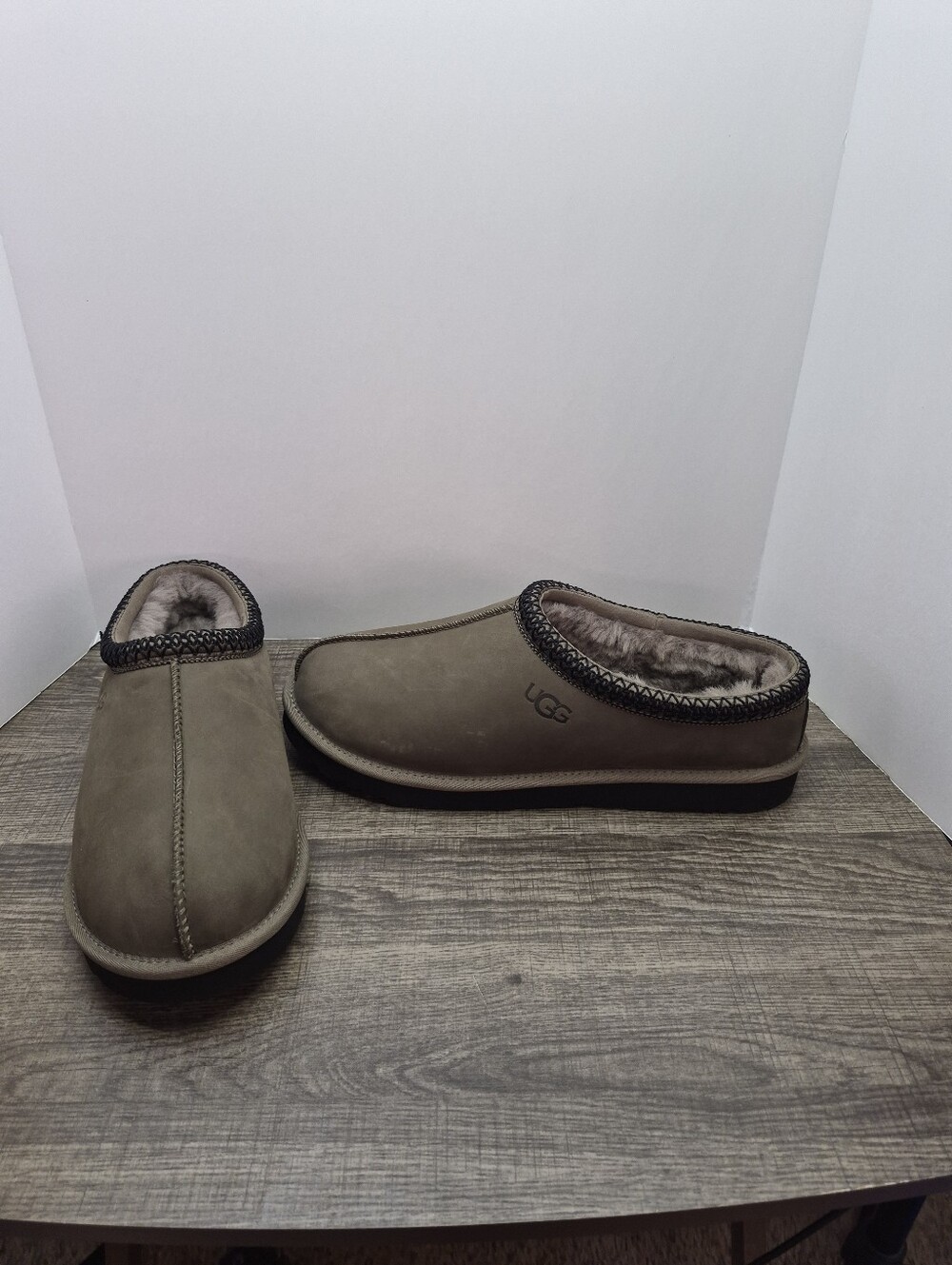 Ugg Tasman II Nubuck Leather Casual Loafers Slippers Shoes Mens Sz 13 New